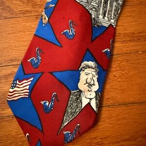 Democratic Political Necktie Featuring Bill Clinton